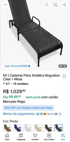 Espreguicadeira piscina