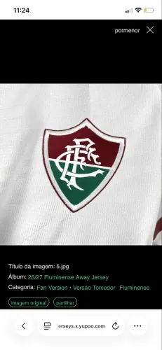 Camisa Fluminense branca 2026-27