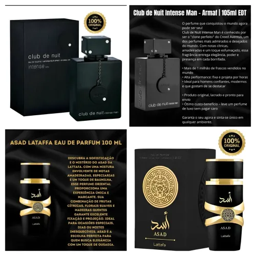 Perfumes Masculino e Feminino - Originais  - Árabes e Importados.