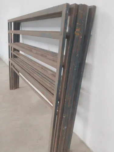 Estrutura metálica para prolongar caçamba do caminhão 2,15 comp. X 1,60 altura. Kit com 6