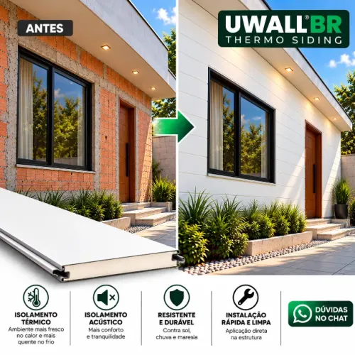 PLACA DE REVESTIMENTO UWALL THERMO SIDING