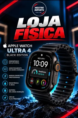APPLE WATCH ULTRA 4 (BLACK) NOVO LACRADO LOJA FÍSICA - LOURDES BH
