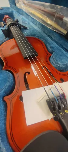 R$ 400,00 Violino 1/16 Infantil Valeri Original Novo Lacrado Nota Fiscal Garantia OLXPAY