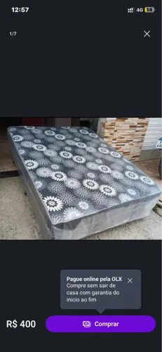Cama de casal BOX