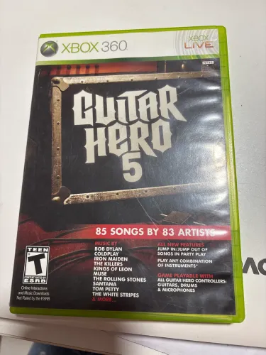 Jogo Para Xbox Guitar Hero 5