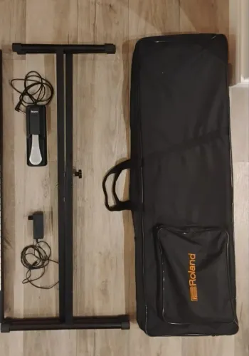 Kit bag acolchoada pedal e suporte 