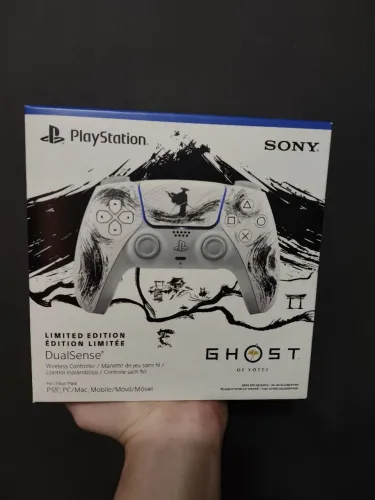 Controle DualSense Playstation Ghost Yotei Black - LACRADO