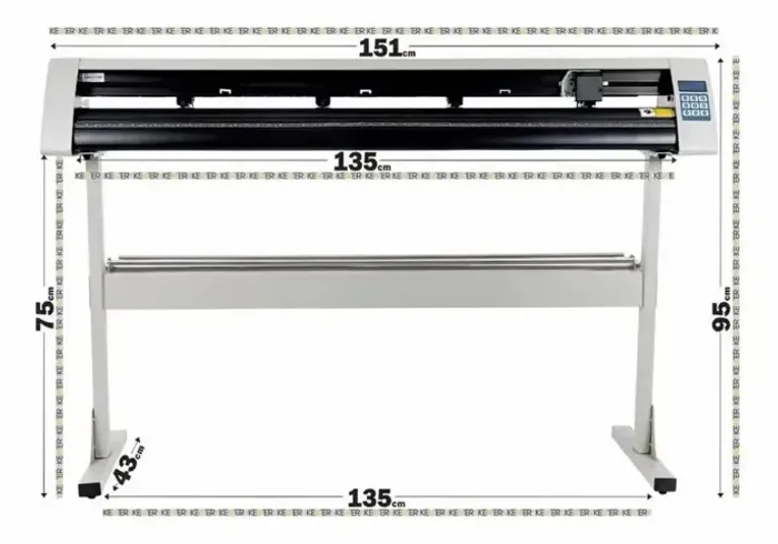 Plotter De Recorte 135cm + Laser Contorno - JINKA-1351 + softwere + drivers.