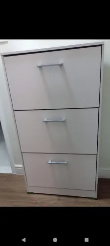 Sapateira MDF branca