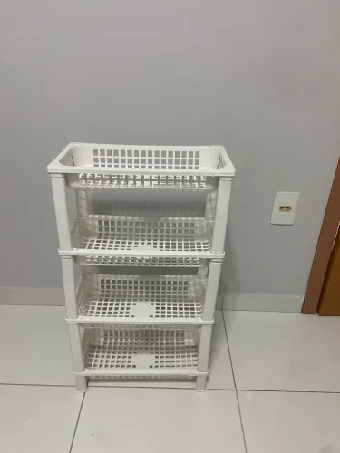 Fruteira prateleira branca