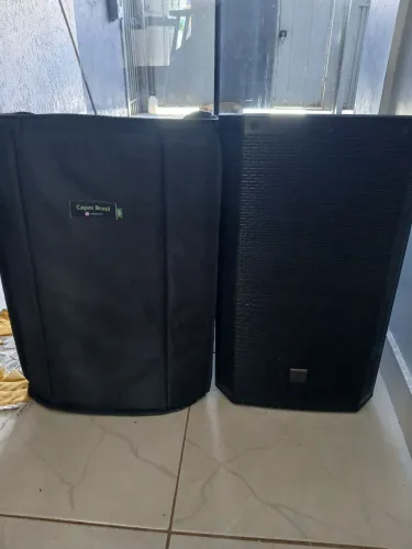 Par Caixa de Som Ativa Eletro Voice ZLX 12P 1000W + Bag 