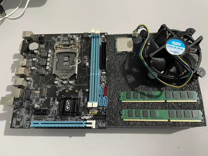 KIT INTEL I5 com 16GB e Placa mãe já inclusa