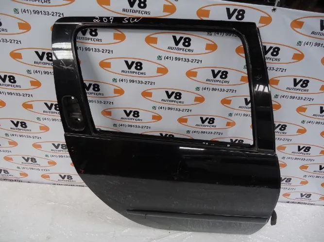Porta Traseira LD Peugeot 207 SW - Preta