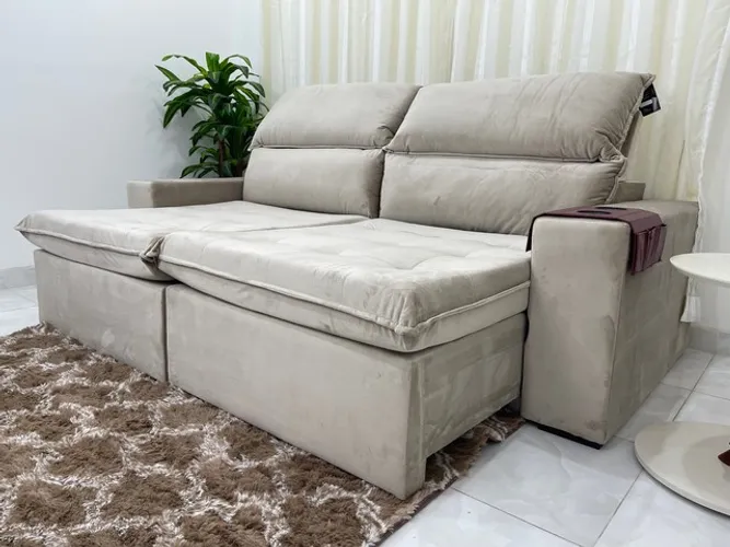 Sofá Retrátil e Reclinável Santorini 250 - Compre Hoje Receba Amanhã!!!Set032