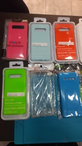 Capa Silicone Samsung S10 Plus Fosco Novo
