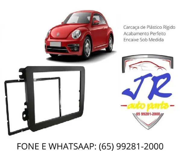 Moldura Painel Dvd 2 Din Multimídia Fusca 2013