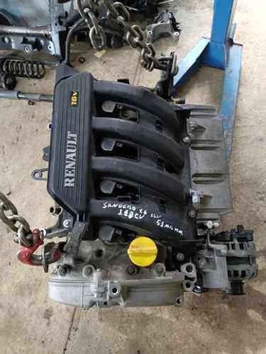 Motor parcial Sandero 1.6 16v 2012 112cv com 51 mil km
