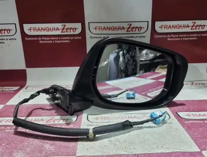 Retrovisor lado direito Honda Fit 2009 a 2014 sem capa 