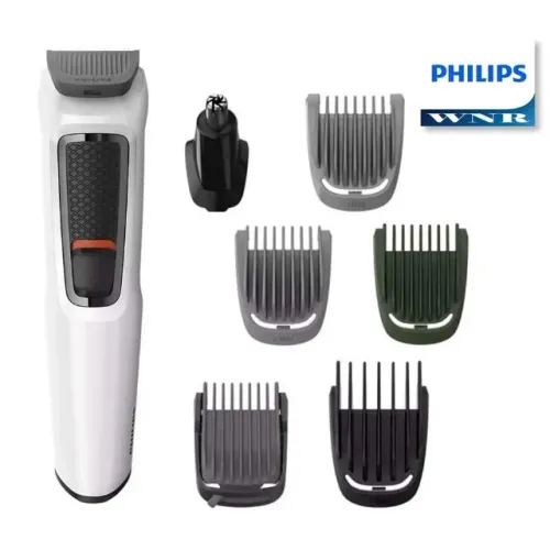 Barbeador e cortador de cabelo Philips Series 3000 MG3721 branco 100V/240V