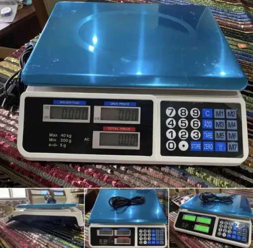 Garantia de 1 ano balança comercial 