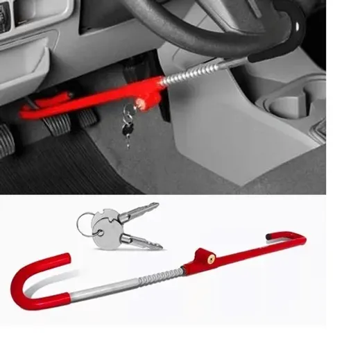 Trava Anti Furto Volante E Pedal Universal Id-8611t Idea Key