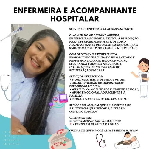 Enfermeira acompanhante hospitalar?
