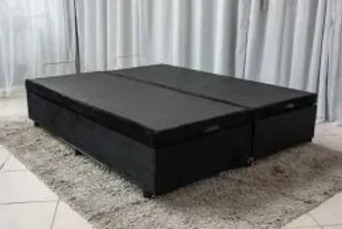 Cama Box Baú King Bipartido - Conforto, Praticidade e Organizaçao para o Seu Quarto!