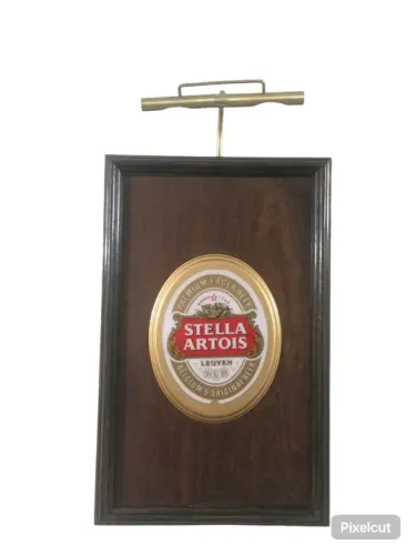 Quadro luminária Stella Artois