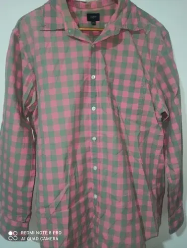 Camisa social quadriculada J Crew Tam - G