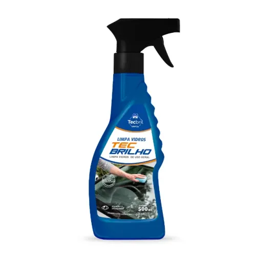 Limpa Vidros Spray 500ml Tec Brilho Tecbril
