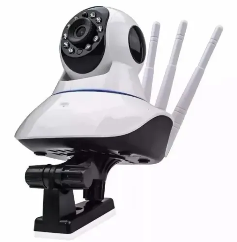 Câmera Ip Dvr Wifi Alarme Gravador Rj45 Visão Noturna Onvif kp-ca127 Loja Coimbra Entrega