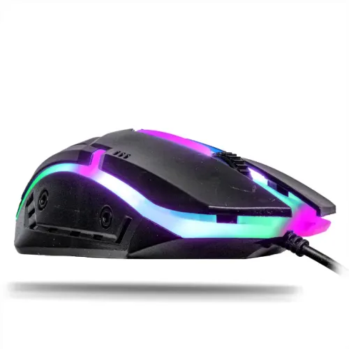 Kit Teclado E Mouse Gamer Com Luzes Led Rgb Computador Notebook PC