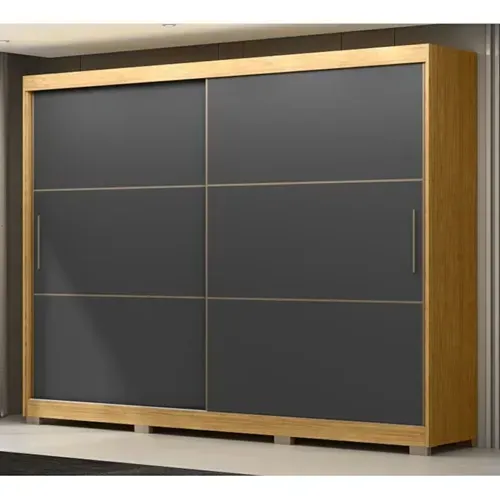Guarda Roupa Casal Novo Preto