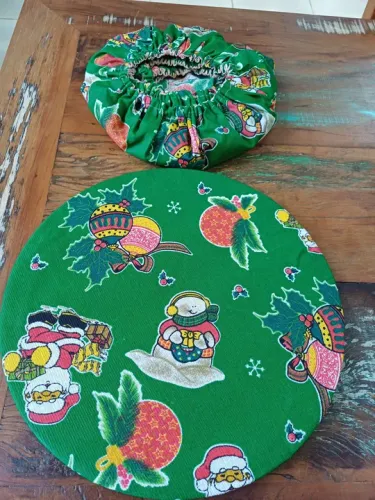 Kit 6 capas Sousplat Natalina