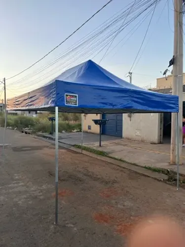 Tenda 4,5x3 pvc promoção em 3 vezes sem juros