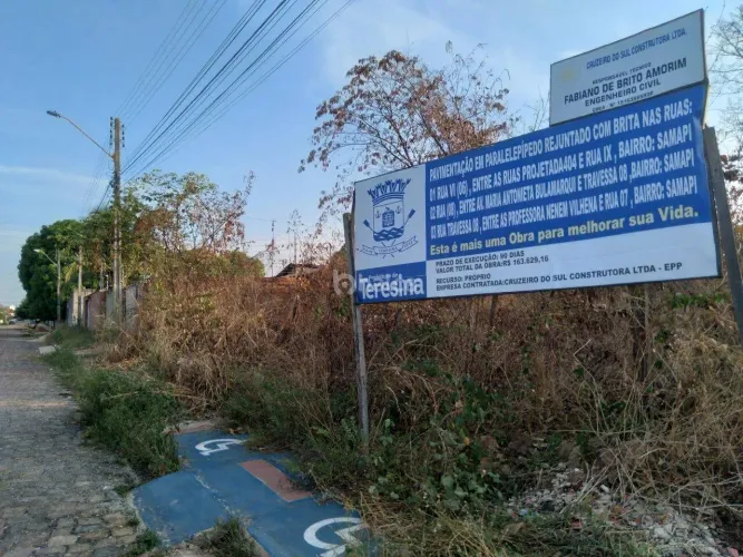 Lote à venda, no bairro Samapi, Teresina/PI