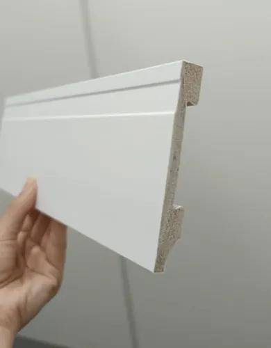 Rodapé Poliestireno Branco 10cm 1,5cm - R$ 14,95 o metro