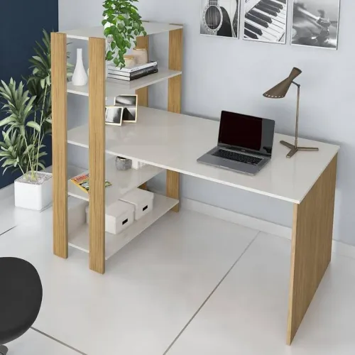 Promoção Mesa de Escritório Marrom - 15/10