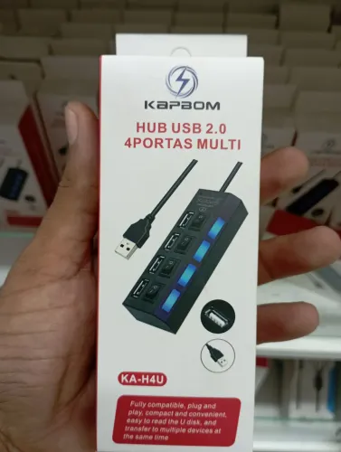 Hub USB 2.0 4 Portas Multi Ka-H4u