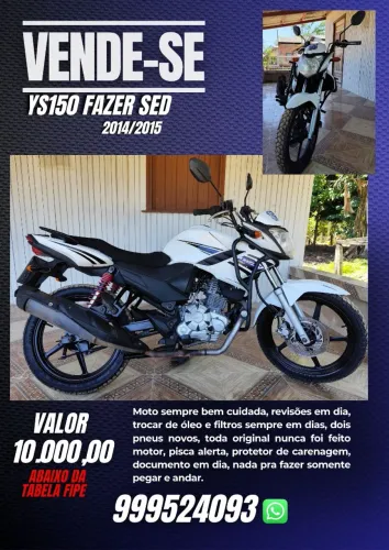 Moto fazer perfeita, so pegar e andar