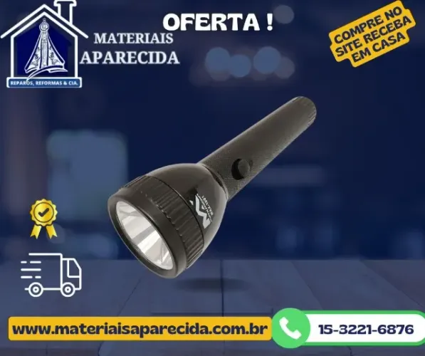 Lanterna Recarregavel LED 3W MAX-1001