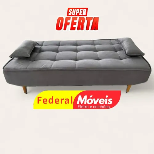 Sofá Cama Novo 1,88m - Campeão de Vendas