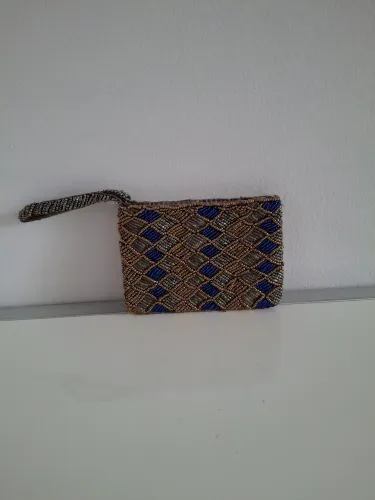 Bolsa de mão porta moedas antiga