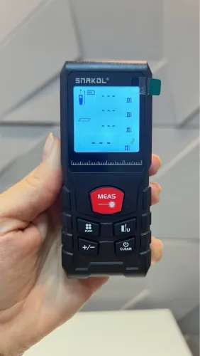 NOVO! Trena laser Snakol 100 Mts - Alta precisão, medidor, distância, fita métrica digital