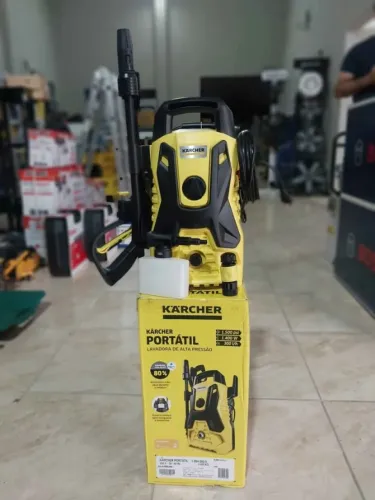 Lavadora de alta pressão C/ Shampoozeira 1500psi e 1400w - Karcher (Loja)