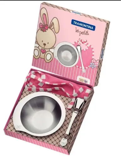 Conj infantil Tramontina Le Petit feminino nunca usado 