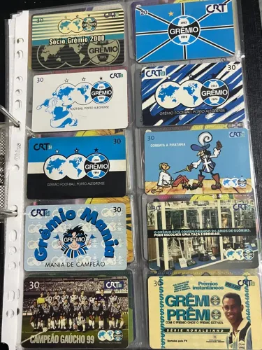 Coleção de cartões telefônicos do Grêmio