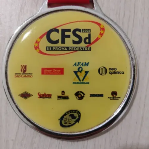 Medalha Cfsd Corrida 2006 Pedestre 10km Cadetes Pm Escola 06
