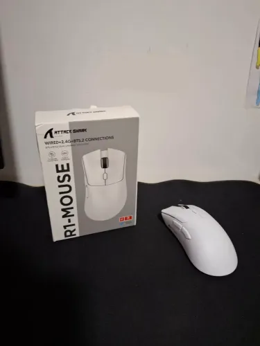 Mouse gamer Attack Shark R1 (Novo, lacrado)