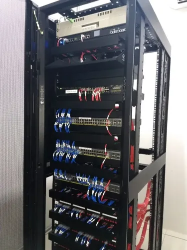 Organização de Racks Cabeamento Estruturado